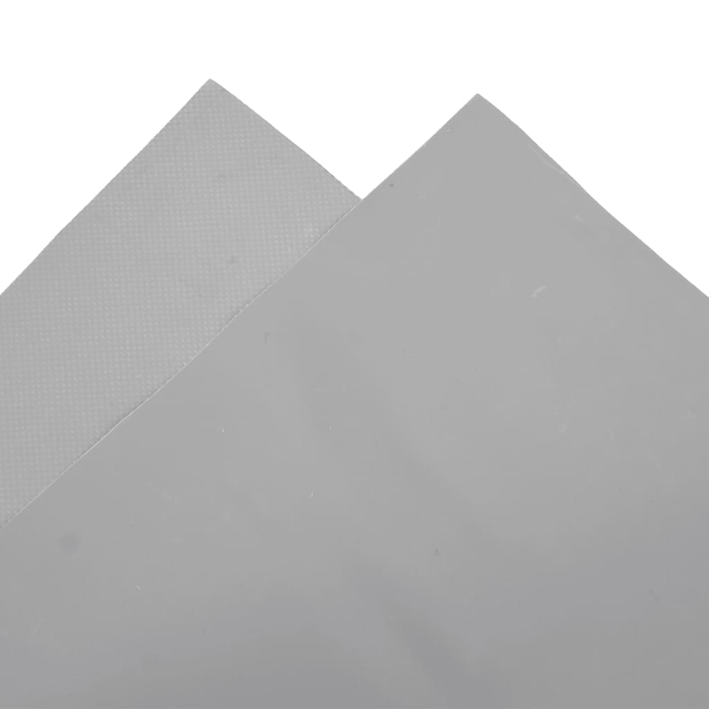 vidaXL Bâche gris 1,5x6 m 650 g/m²