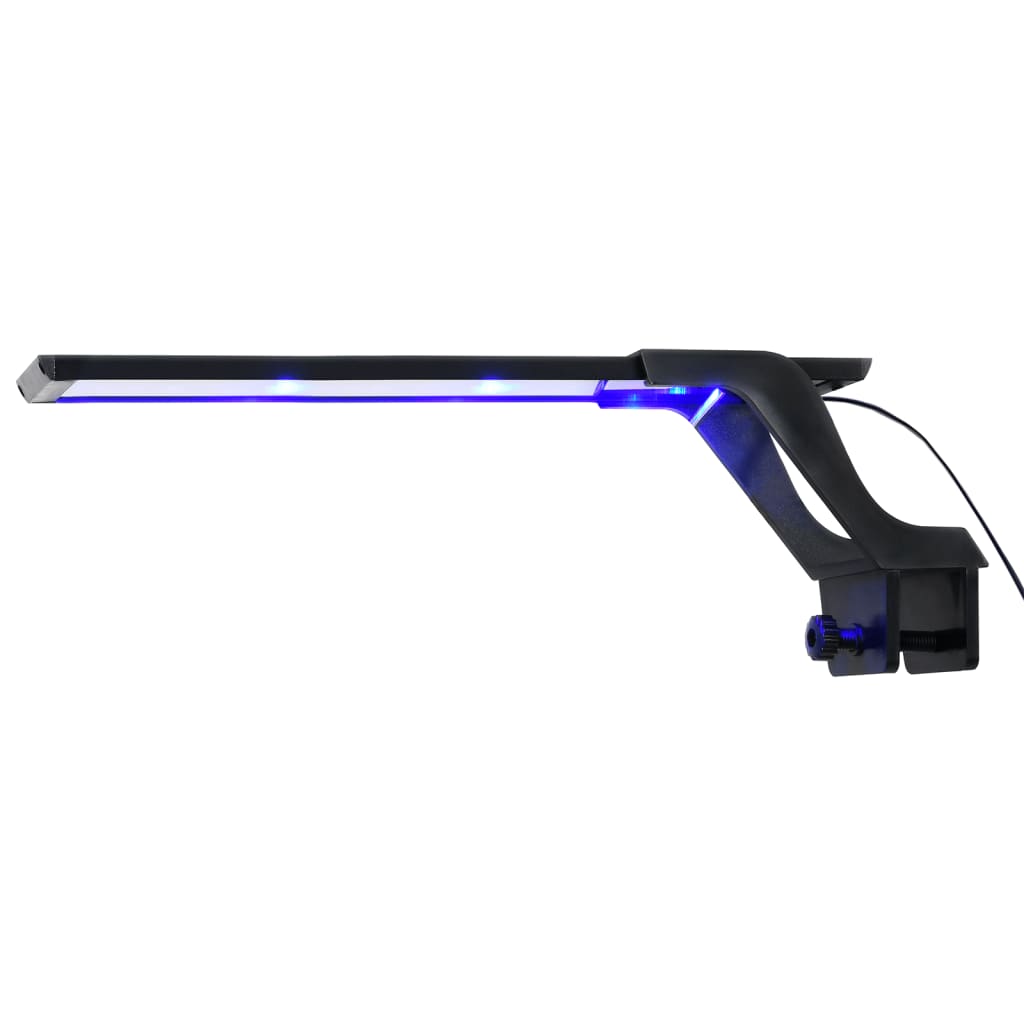 vidaXL Lampe à LED d'aquarium avec pince 35-55 cm Bleu et blanc