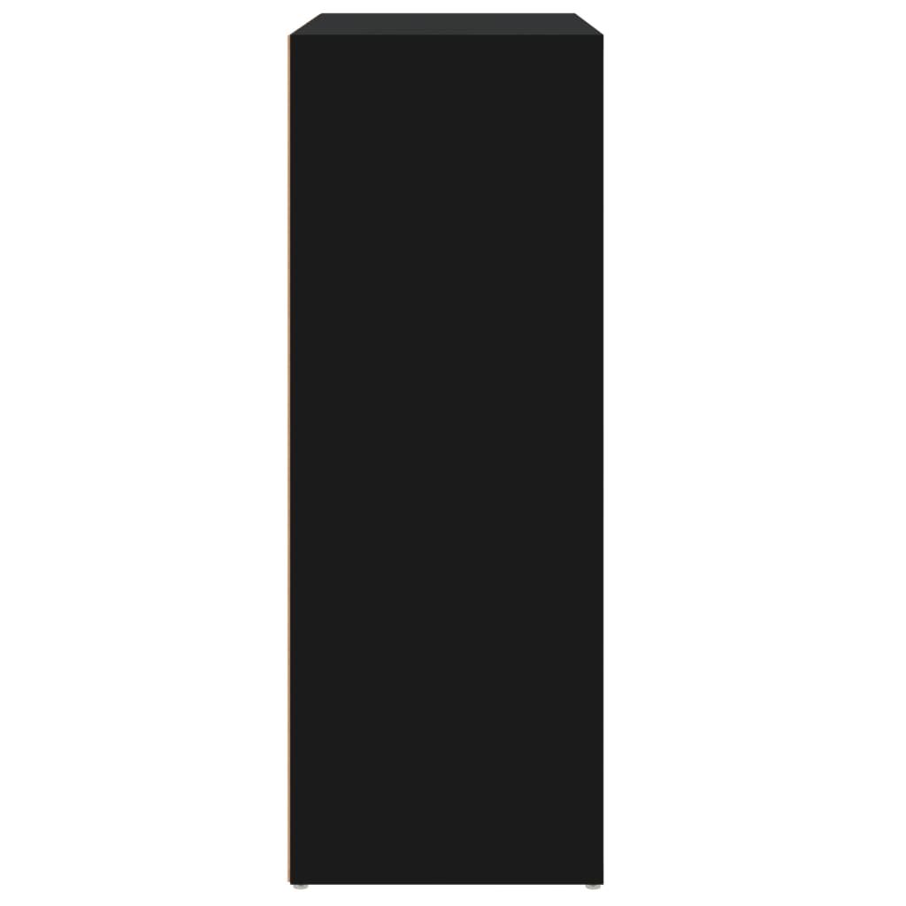 vidaXL Buffet noir 60x31x84 cm bois d'ingénierie