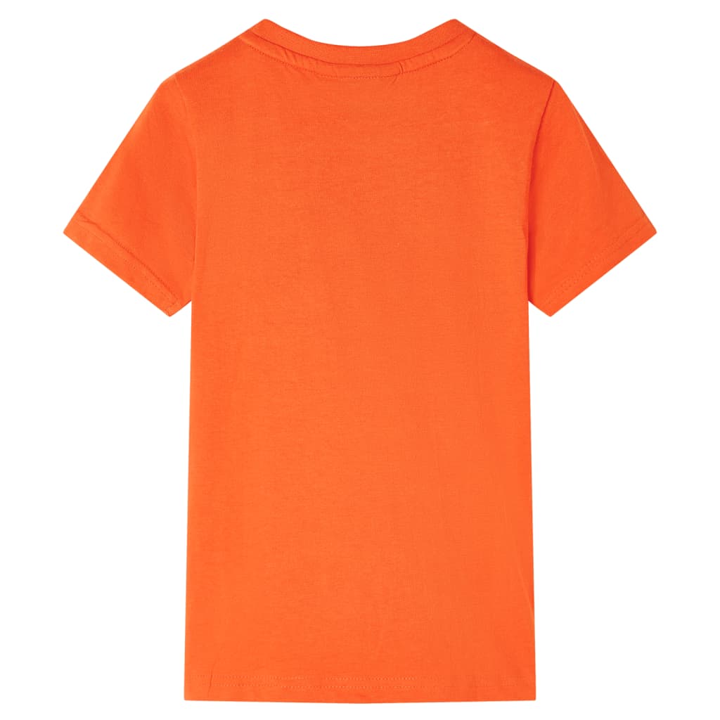 T-shirt pour enfants orange foncé 92
