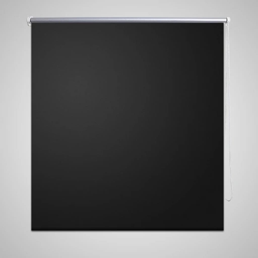 Store enrouleur occultant noir 40 x 100 cm