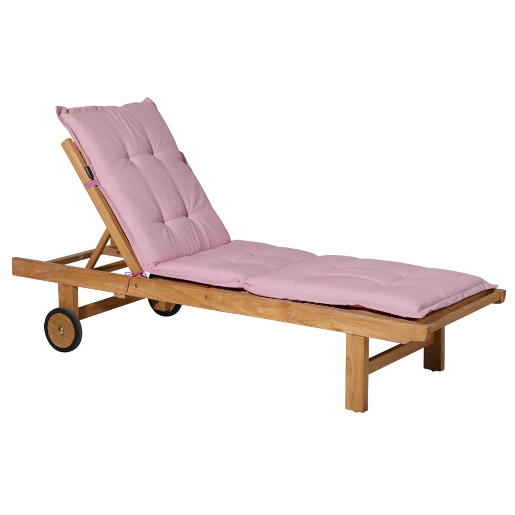 Madison Coussin de chaise longue Panama 200x60 cm Rose pâle