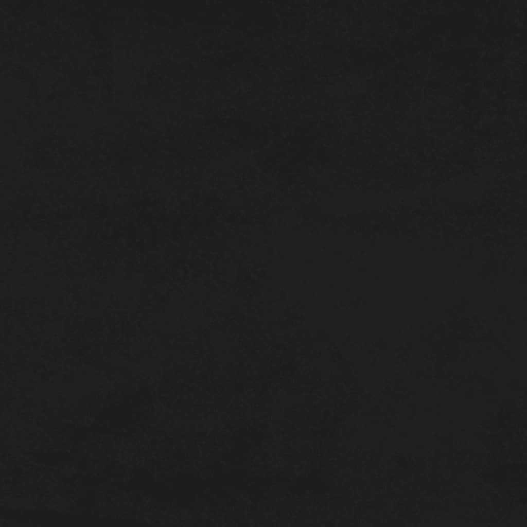 vidaXL Cadre de lit noir 120x190 cm velours