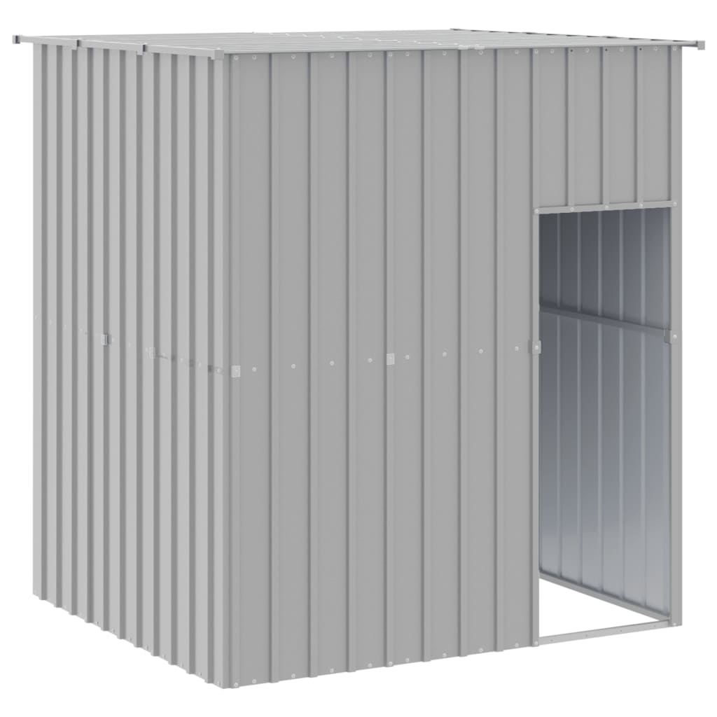 vidaXL Niche pour chien avec toit gris clair 165x153x181 cm