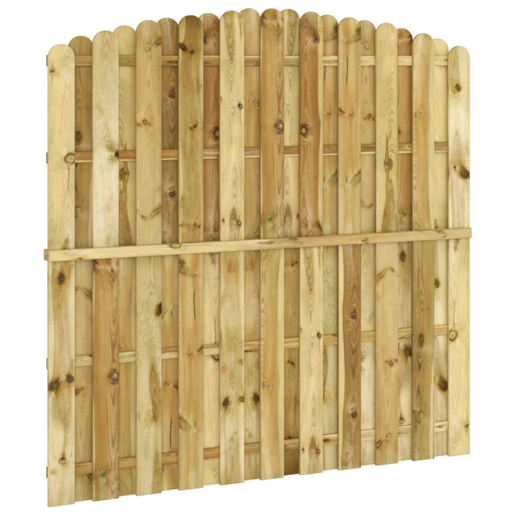 vidaXL Panneau de clôture Bois de pin imprégné 180x(165-180) cm