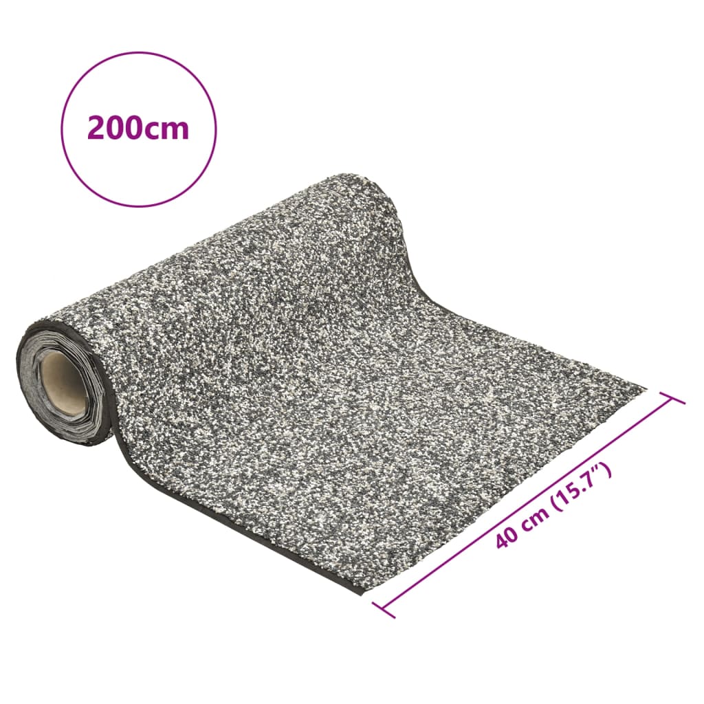 vidaXL Revêtement de pierre gris 200x40 cm