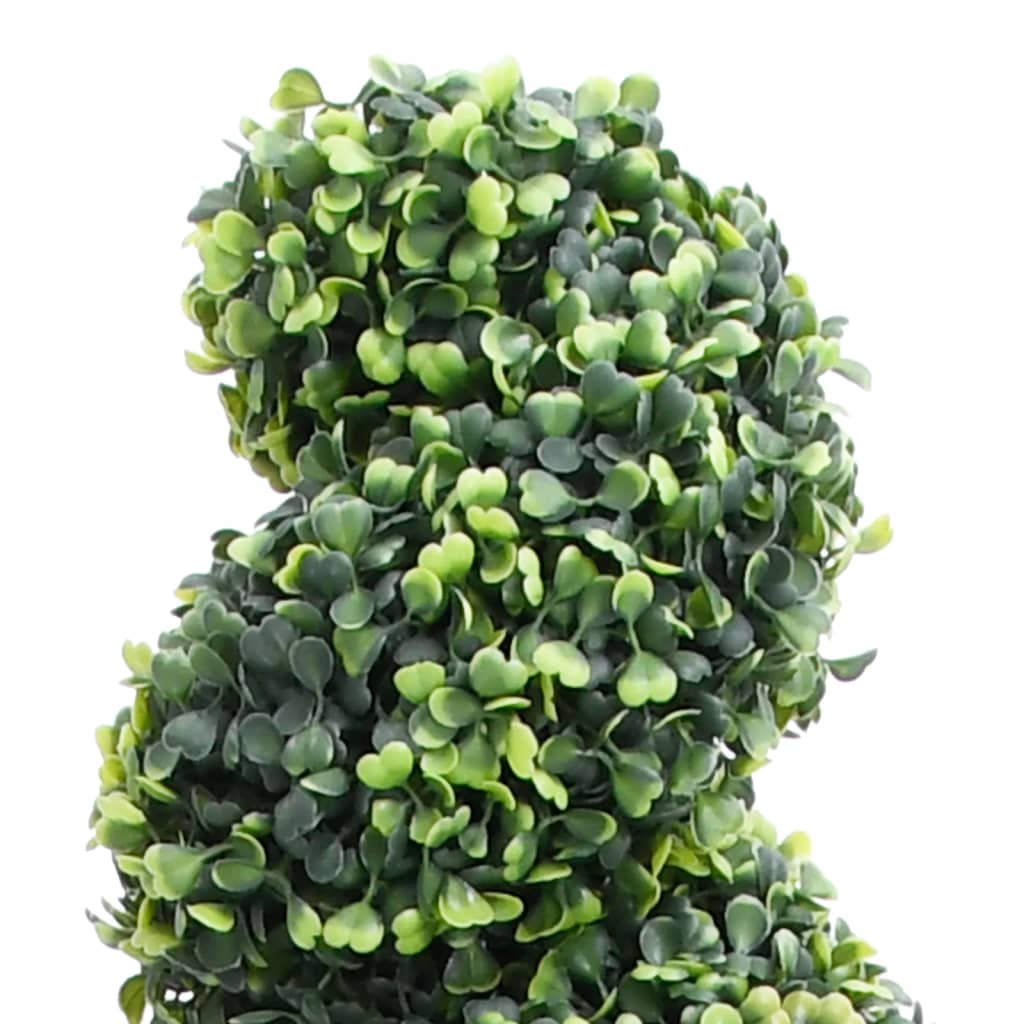 vidaXL Plante de buis artificiel en spirale avec pot Vert 89 cm