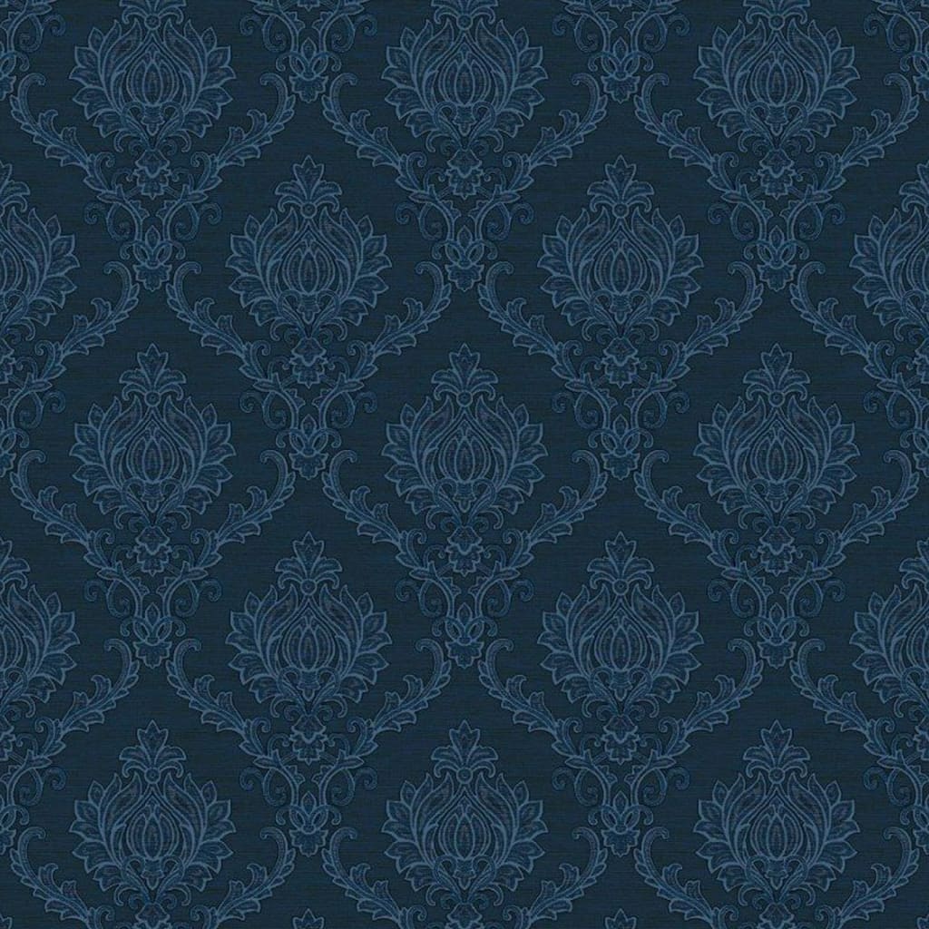 Noordwand Papier peint Topchic Classic Ornaments Bleu marine