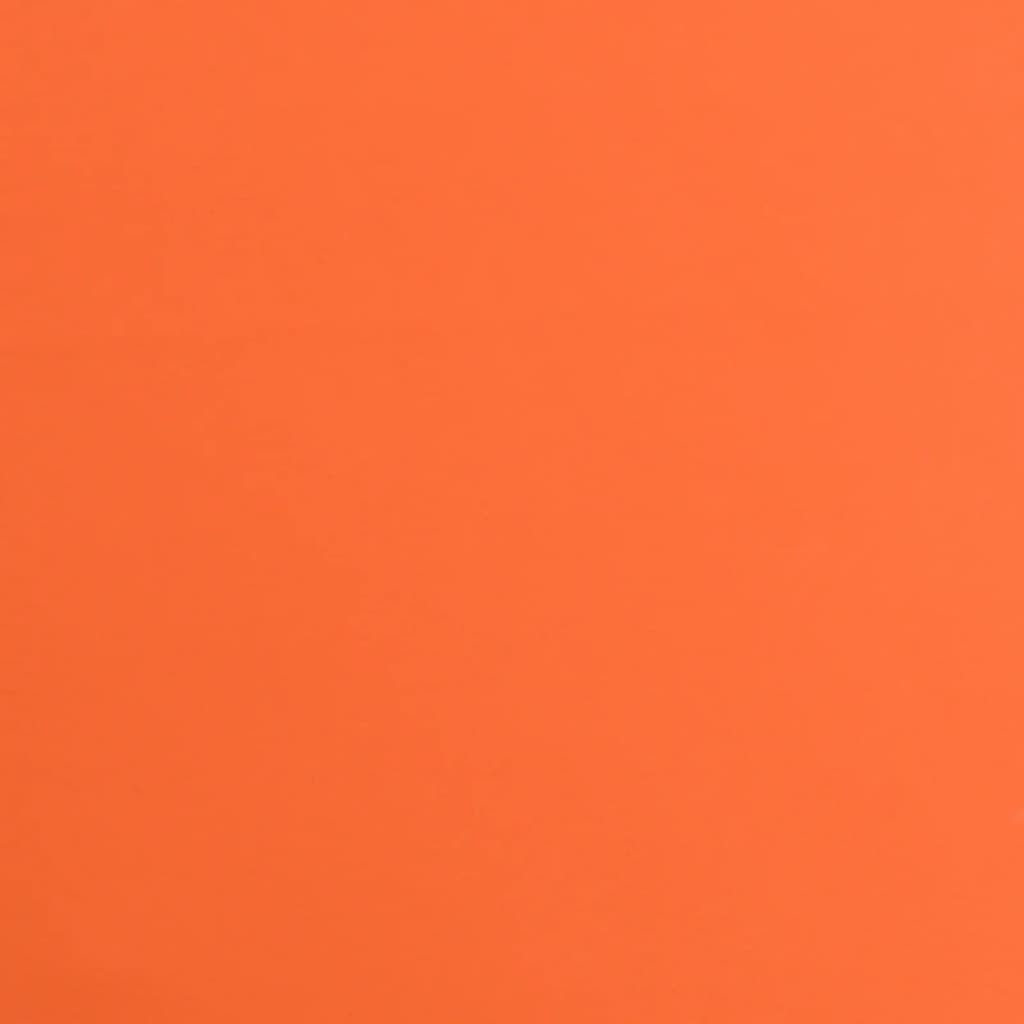 vidaXL Chaises pivotantes à manger lot de 6 orange similicuir