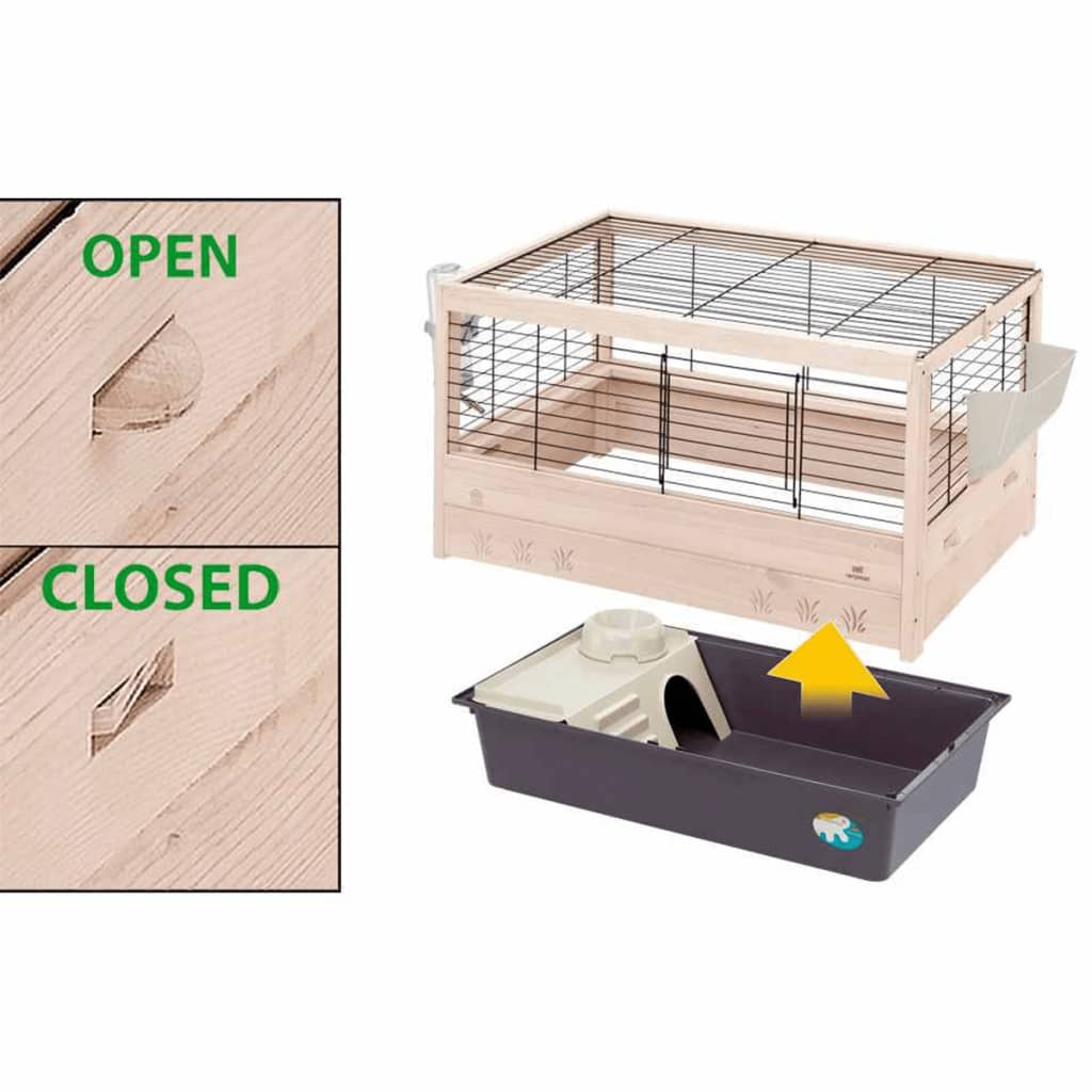 Ferplast Cage pour lapins Arena 100 100 x 62,5 x 51 cm 57089517