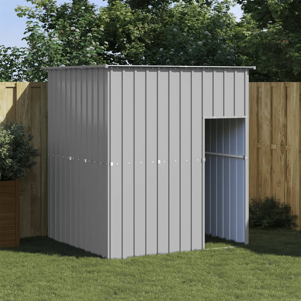 vidaXL Niche pour chien avec toit gris clair 165x153x181 cm