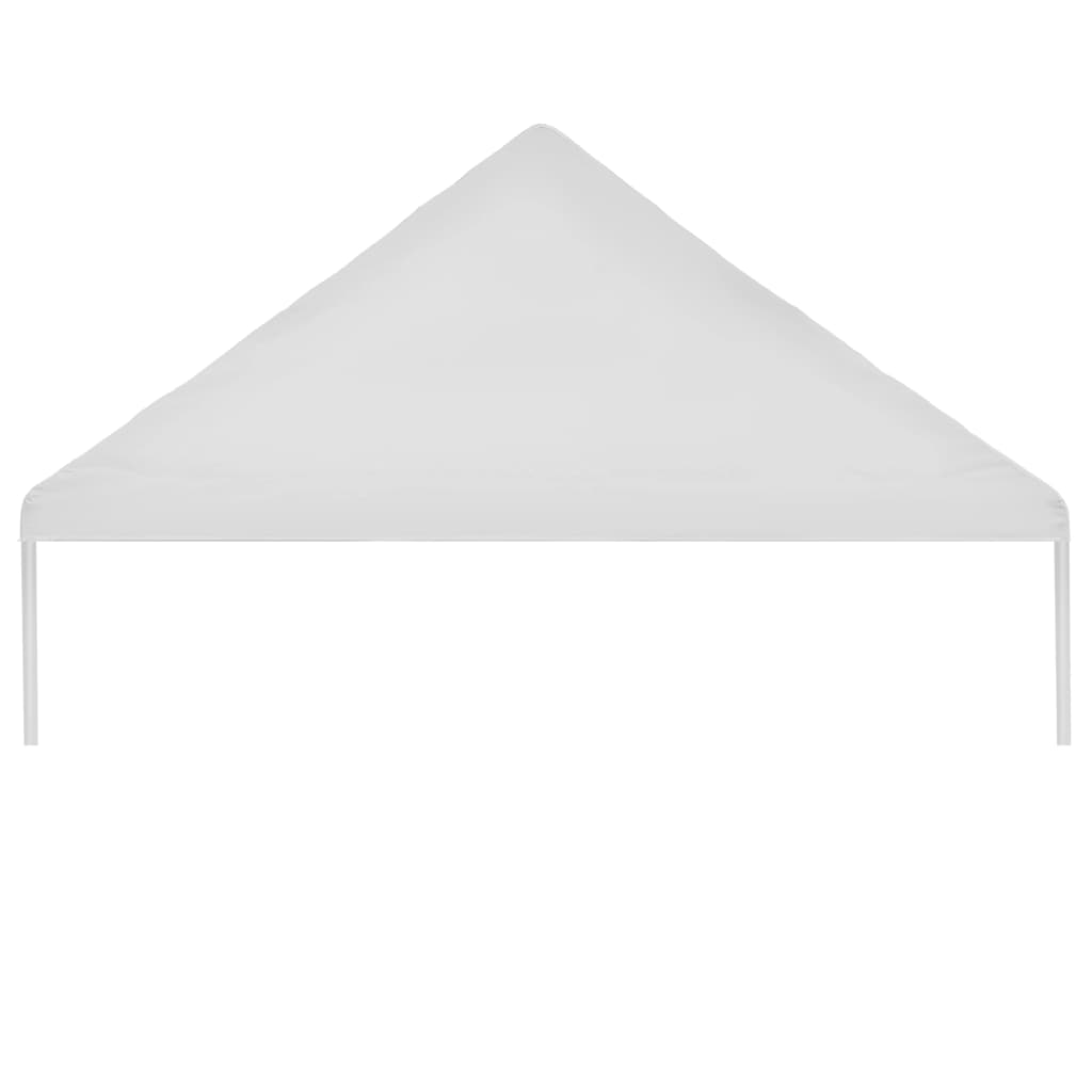 vidaXL Toit de tente de réception 4 x 8 m Blanc