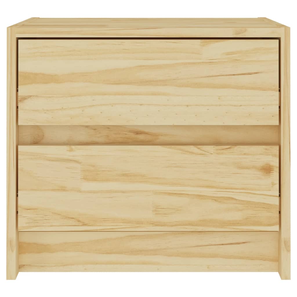 vidaXL Tables de chevet 2 pcs 40x30,5x35,5 cm bois de pin solide