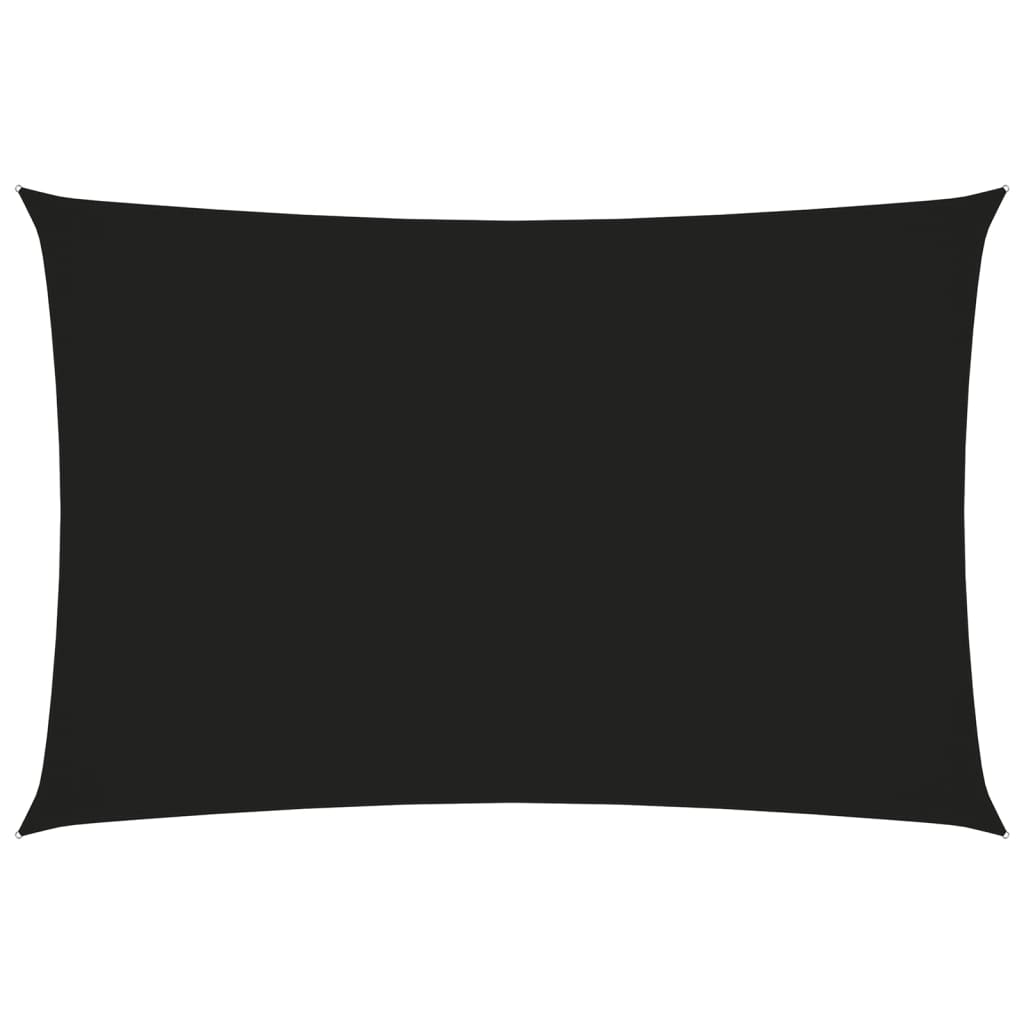 vidaXL Voile de parasol tissu oxford rectangulaire 2,5x4,5 m noir