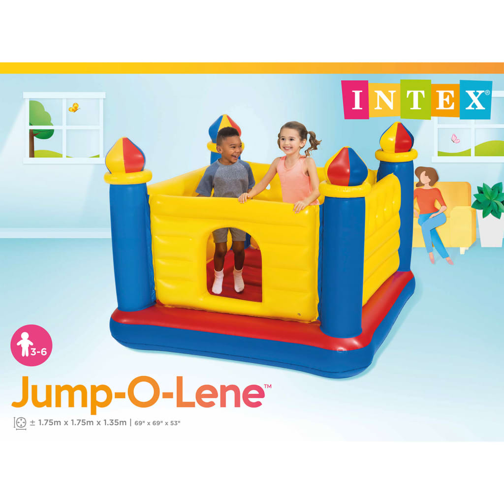 Intex Château gonflable pour enfants Jump-O-Lene Château PVC