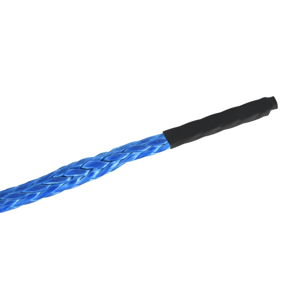 vidaXL Corde de treuil Bleu 5 mm x 9 m