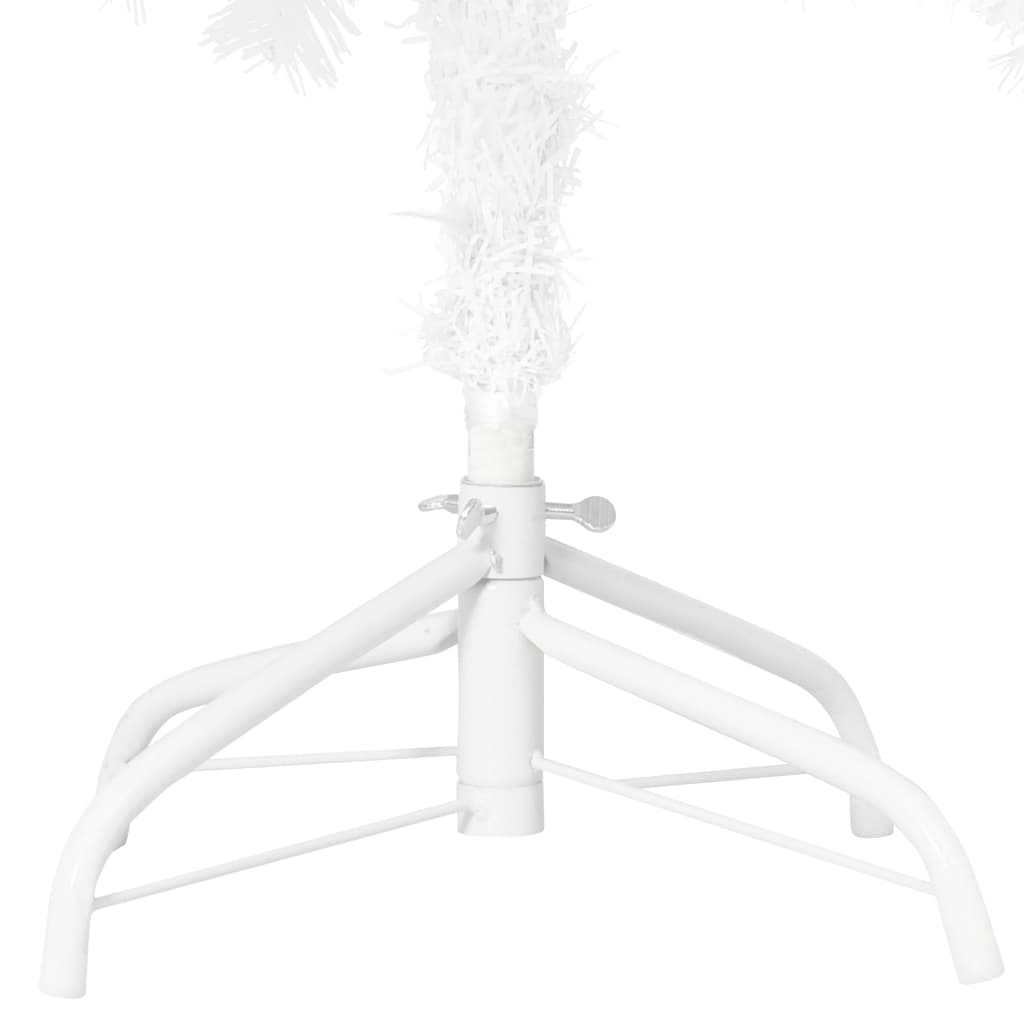 vidaXL Arbre de Noël artificiel aiguilles réalistes blanc 180 cm