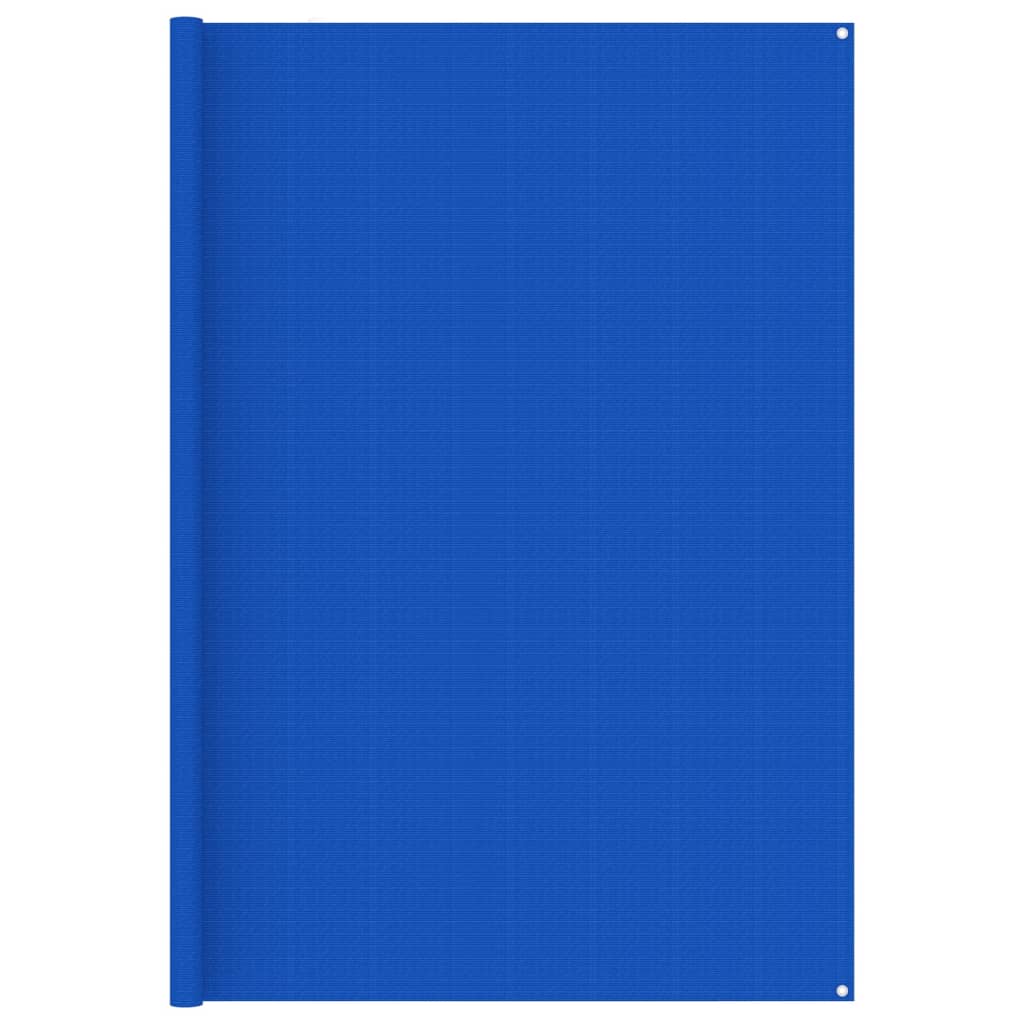vidaXL Tapis de tente 250x550 cm Bleu
