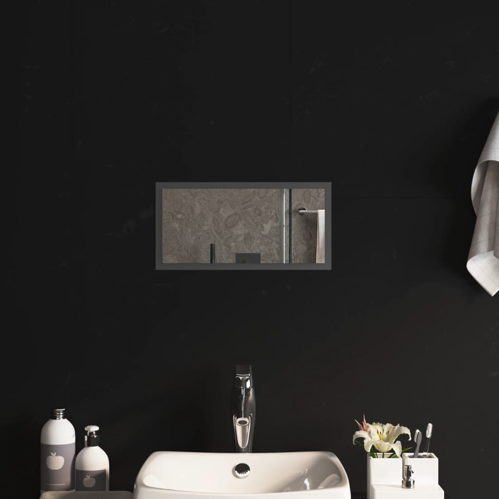 vidaXL Miroir de salle de bain à LED 40x20 cm