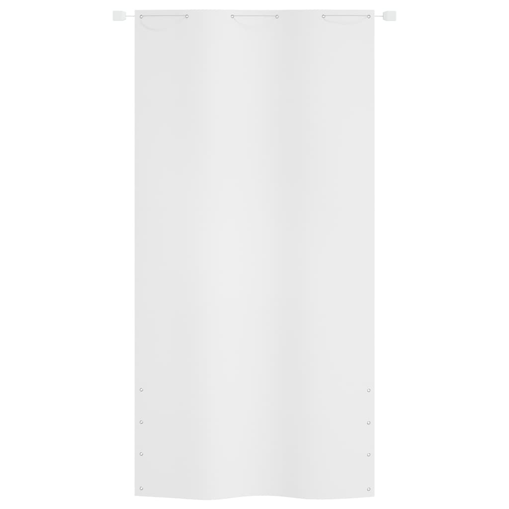 vidaXL Écran de balcon Blanc 120x240 cm Tissu Oxford