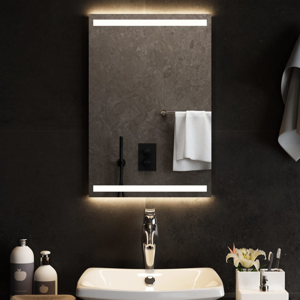 vidaXL Miroir de salle de bain à LED 40x60 cm