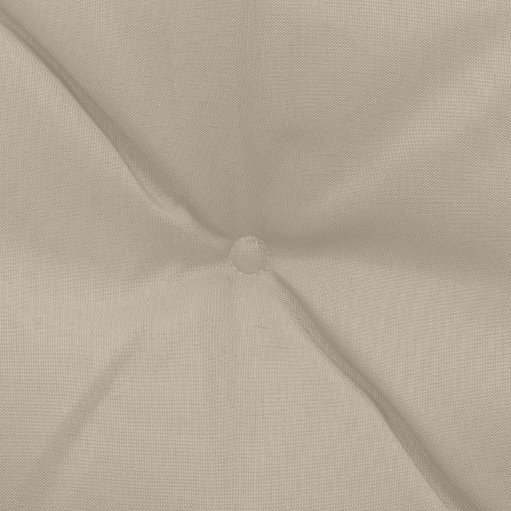 vidaXL Coussin pour balancelle Crème 180 cm Tissu