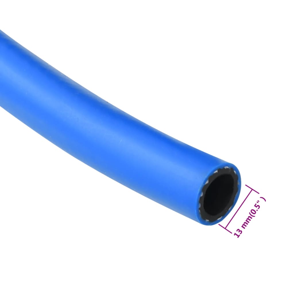 vidaXL Tuyau d'air bleu 0,7" 100 m PVC