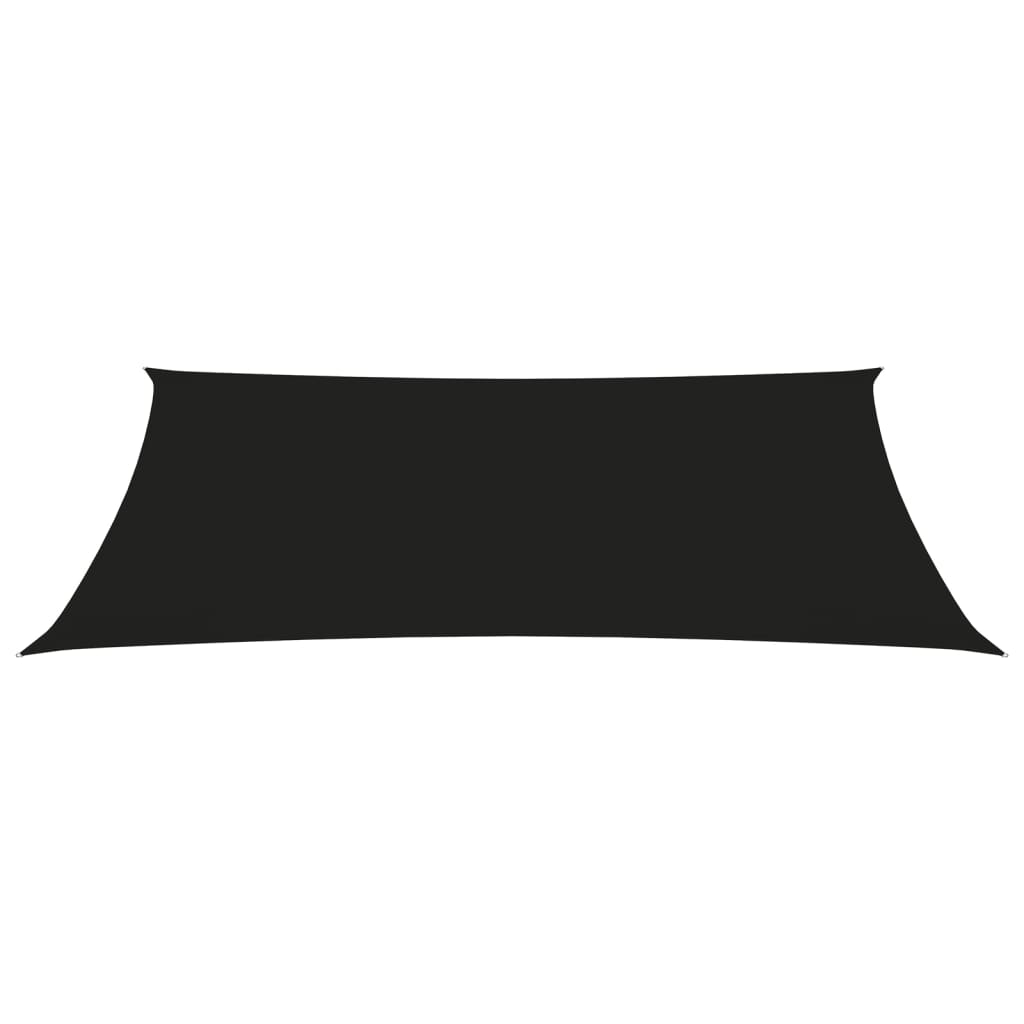 vidaXL Voile de parasol tissu oxford rectangulaire 2x4,5 m noir