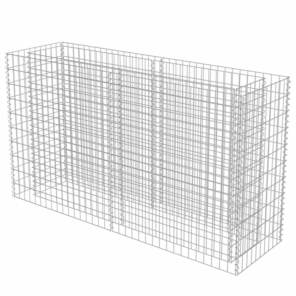 Jardinière Surélevée En Gabion Acier Galvanisé 300x100x20 Cm - Marque VidaXL, Neuf