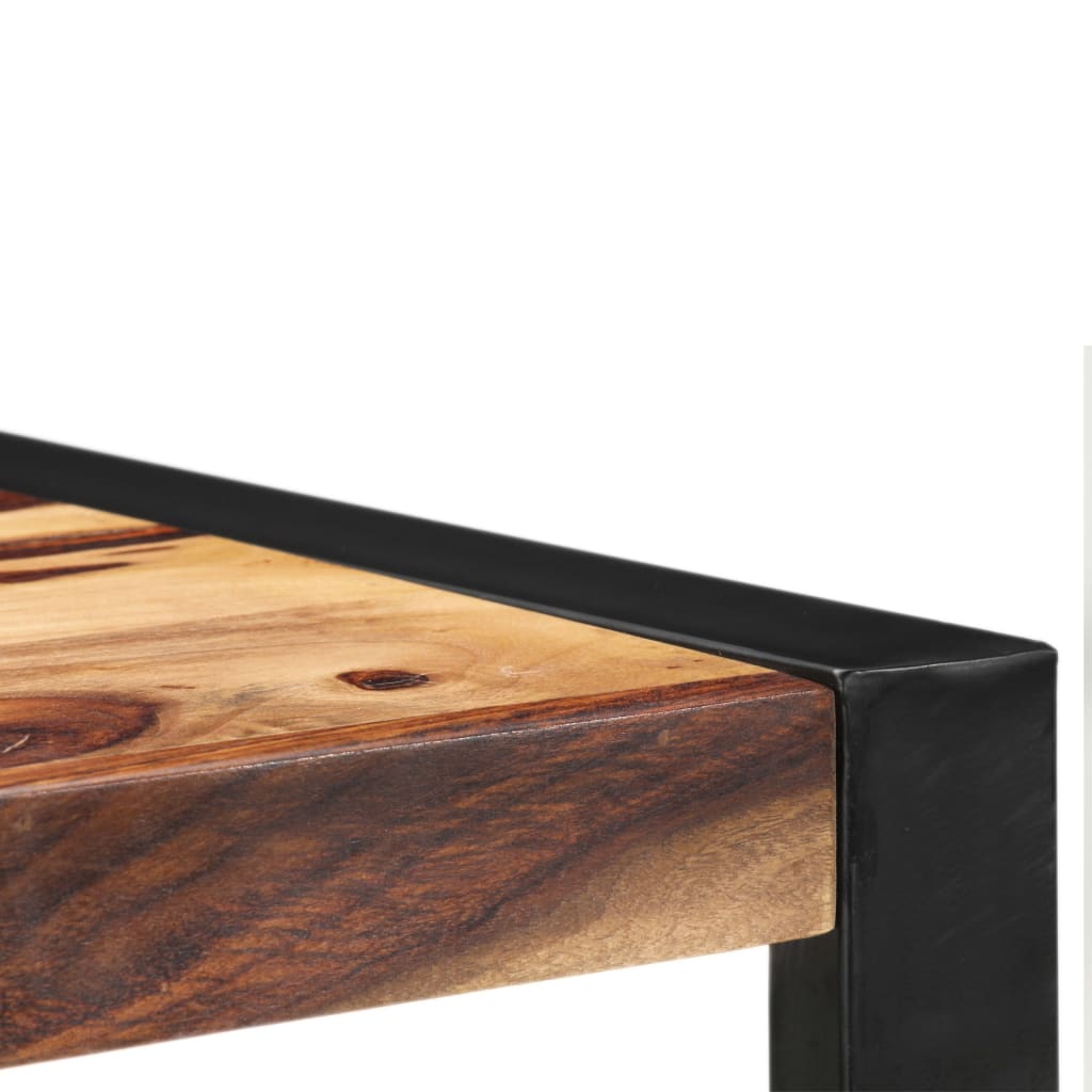 vidaXL Table de bar 60x60x110 cm Bois solide