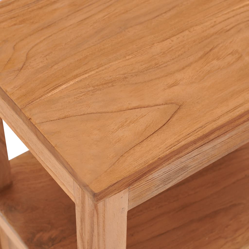 vidaXL Table de chevet 40 x 30 x 50 cm Bois de teck solide