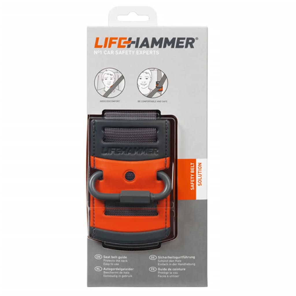 Lifehammer Guide de ceinture de sécurité Rouge et noir