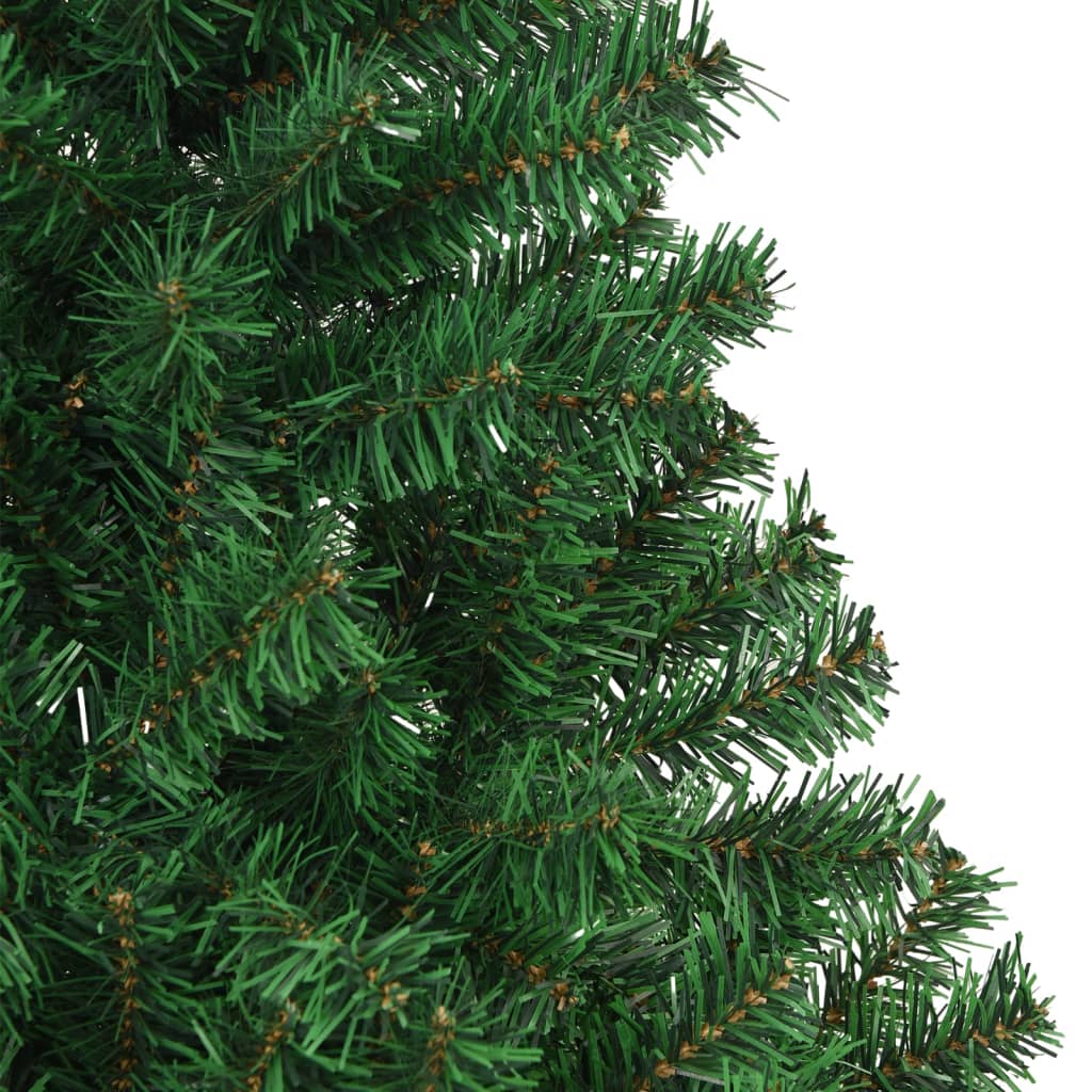 vidaXL Arbre de Noël artificiel avec branches épaisses vert 180 cm PVC