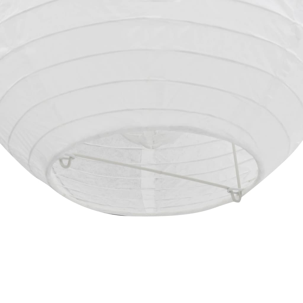 vidaXL Lampe suspendue Blanc Ø30 cm E27