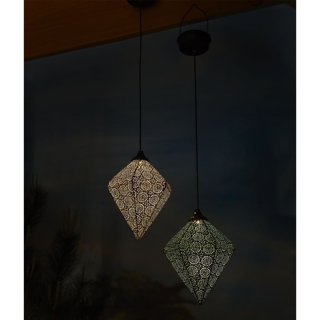 Luxform Lampe suspendue solaire à LED de jardin Tyana Rose