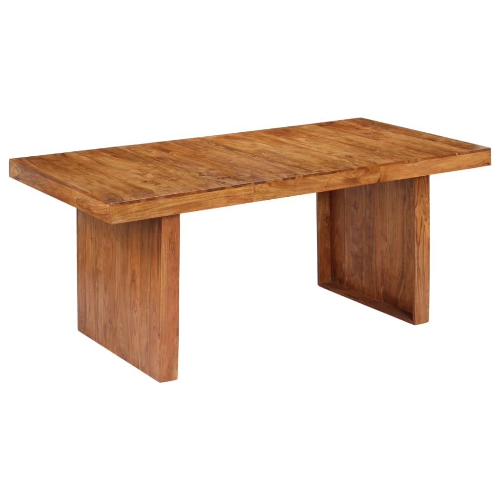 vidaXL Table de salle à manger 180x90x75 cm Bois solide d'acacia