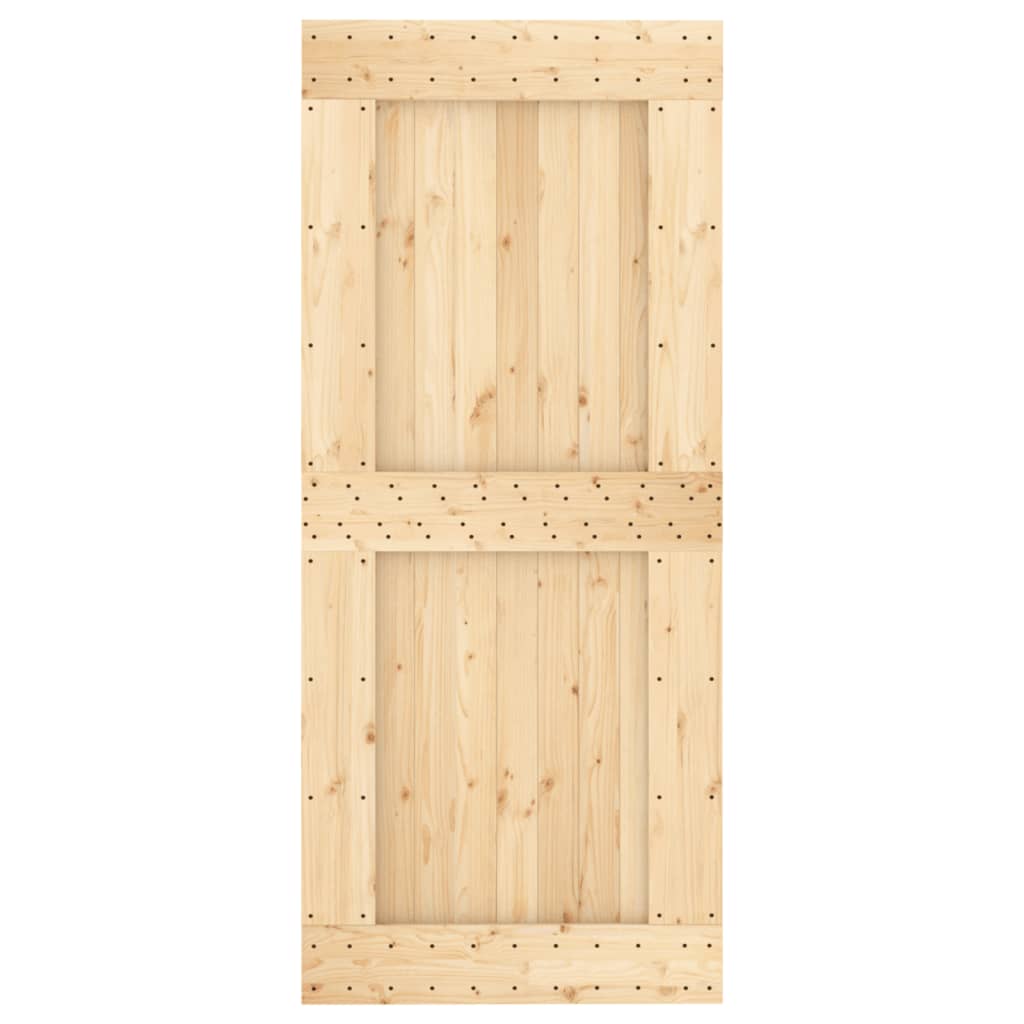 vidaXL Porte 90x210 cm bois massif de pin