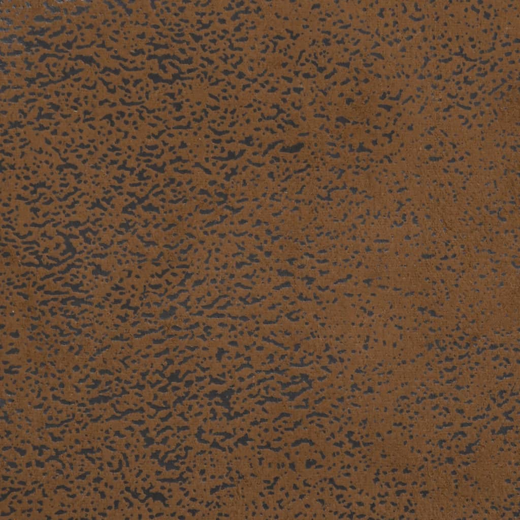 vidaXL Banc avec dossier marron 120x62x75,5 cm similicuir daim