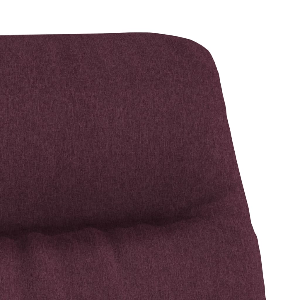 vidaXL Chaise de relaxation Violet Tissu