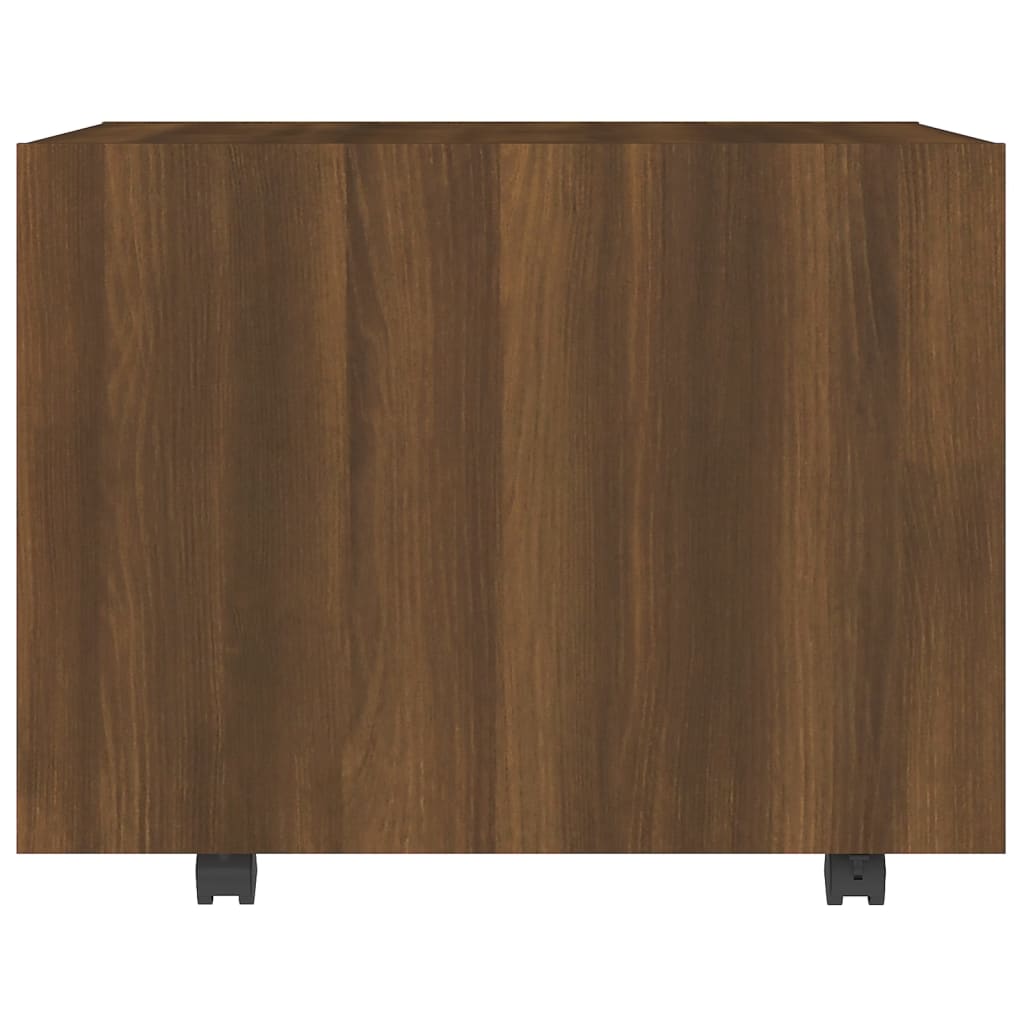 vidaXL Table basse chêne marron 55x55x40 cm bois d'ingénierie