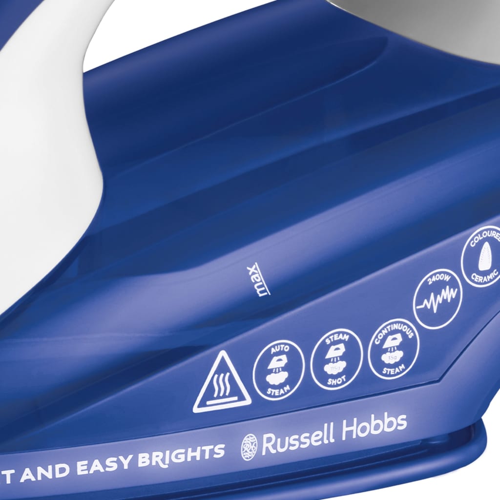Russell Hobbs Fer à repasser Light and Easy Brights 2400 W Saphir