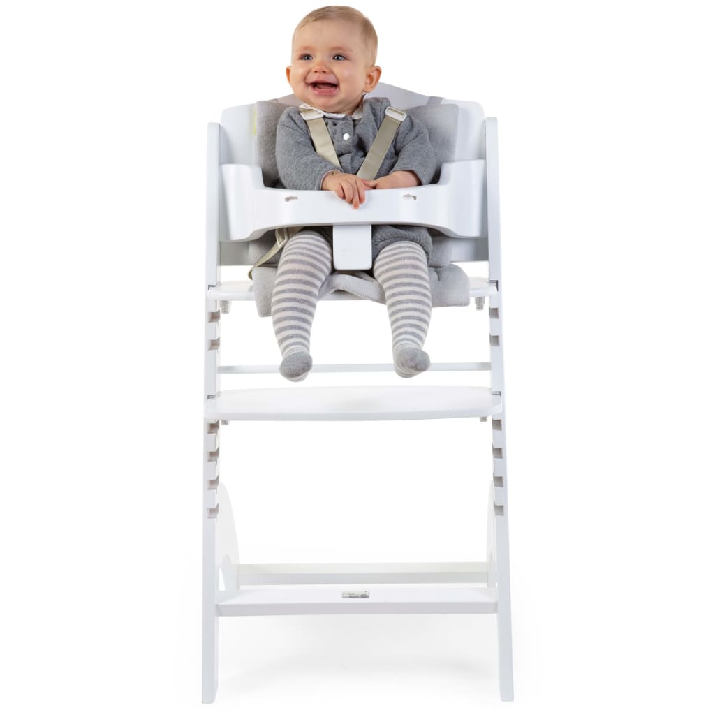 CHILDHOME Chaise haute bébé 2 en 1 Lambda 3 Blanc