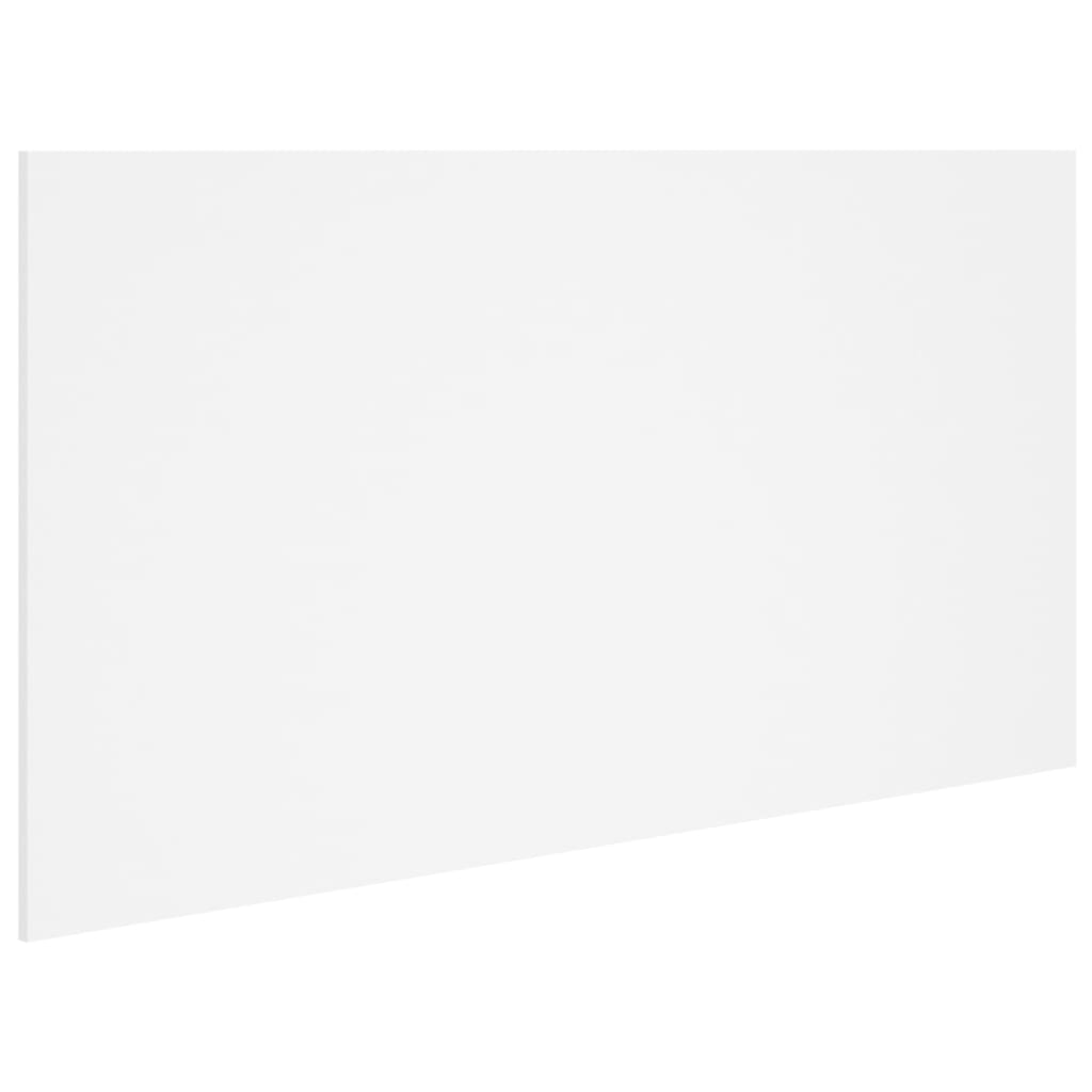 vidaXL Tête de lit Blanc 160x1,5x80 cm Bois d'ingénierie