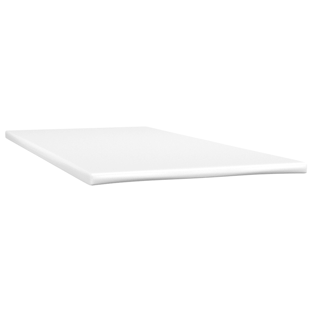 vidaXL Sommier à lattes de lit avec matelas Gris clair 90x200 cm Tissu