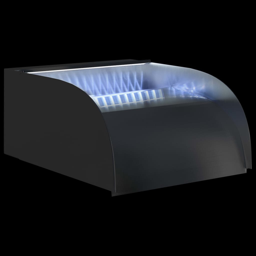 vidaXL Cascade avec LED 30x34x14 cm Acier inoxydable 304