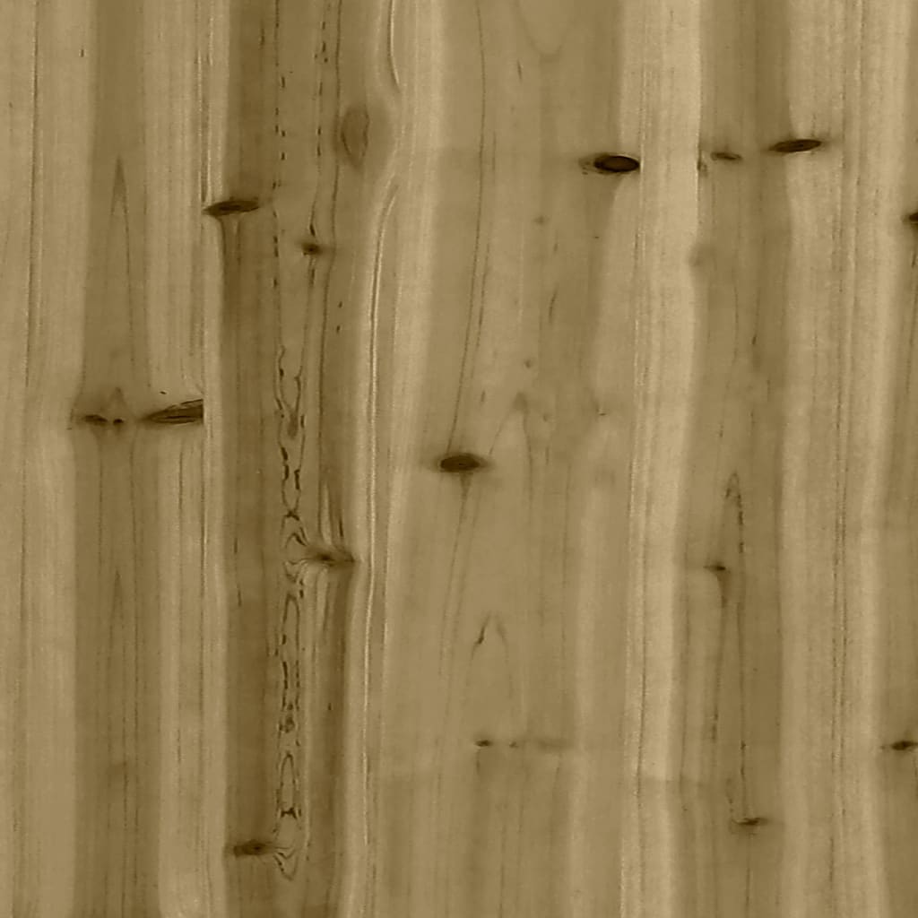vidaXL Banc de jardin design gabion 143x71x65,5cm bois de pin imprégné
