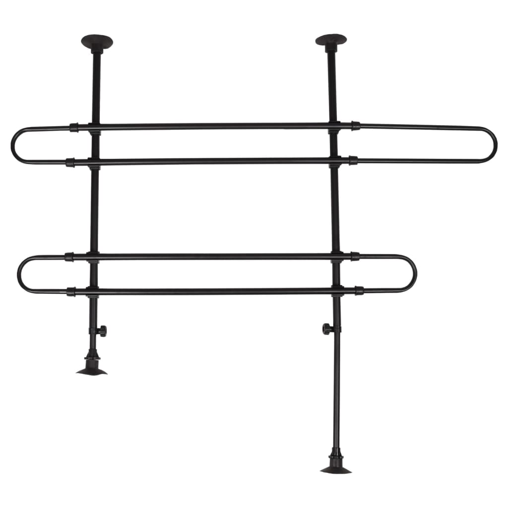 FLAMINGO Barres de protection de voiture pour chiens 2 pcs Sima Noir