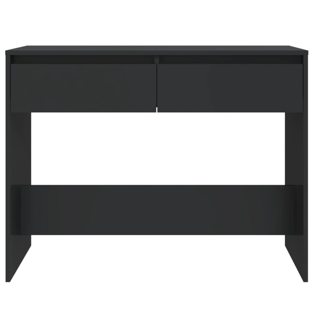 vidaXL Table console Noir 100x35x76,5 cm Aggloméré