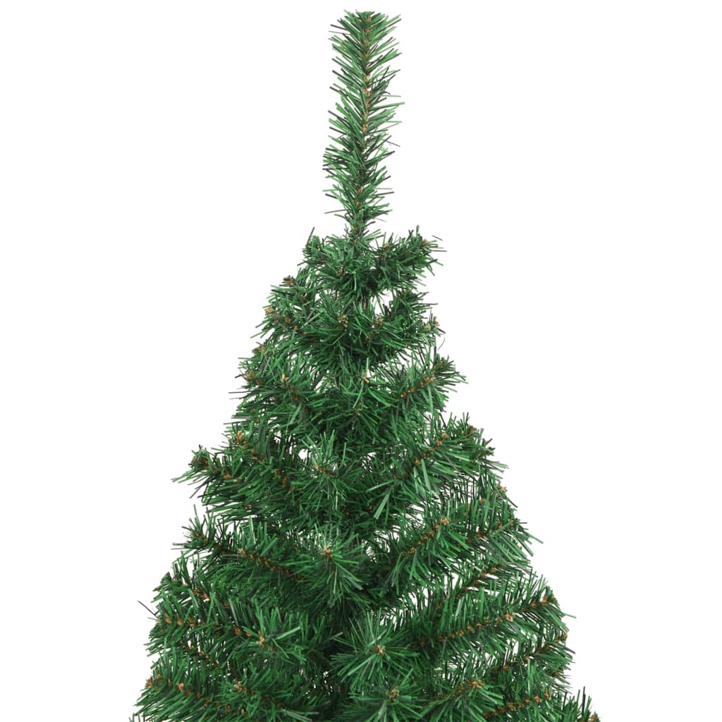 vidaXL Arbre de Noël artificiel avec branches épaisses vert 240 cm PVC