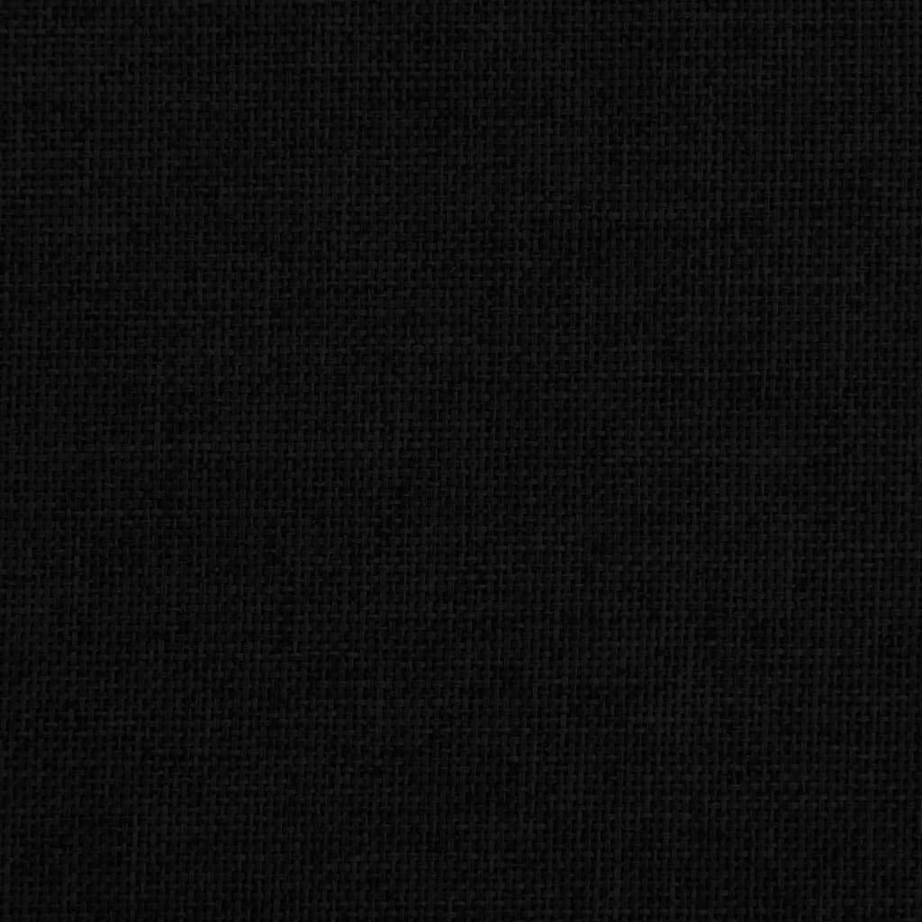 vidaXL Canapé pour enfants noir 70x45x30 cm tissu